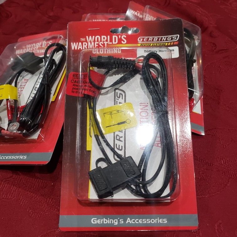 gerbings heated battery harness cxpp 4 packs, each $12 or all 4 for $40