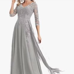 Wedding Guest Gowns Chiffon Formal Evening Dress