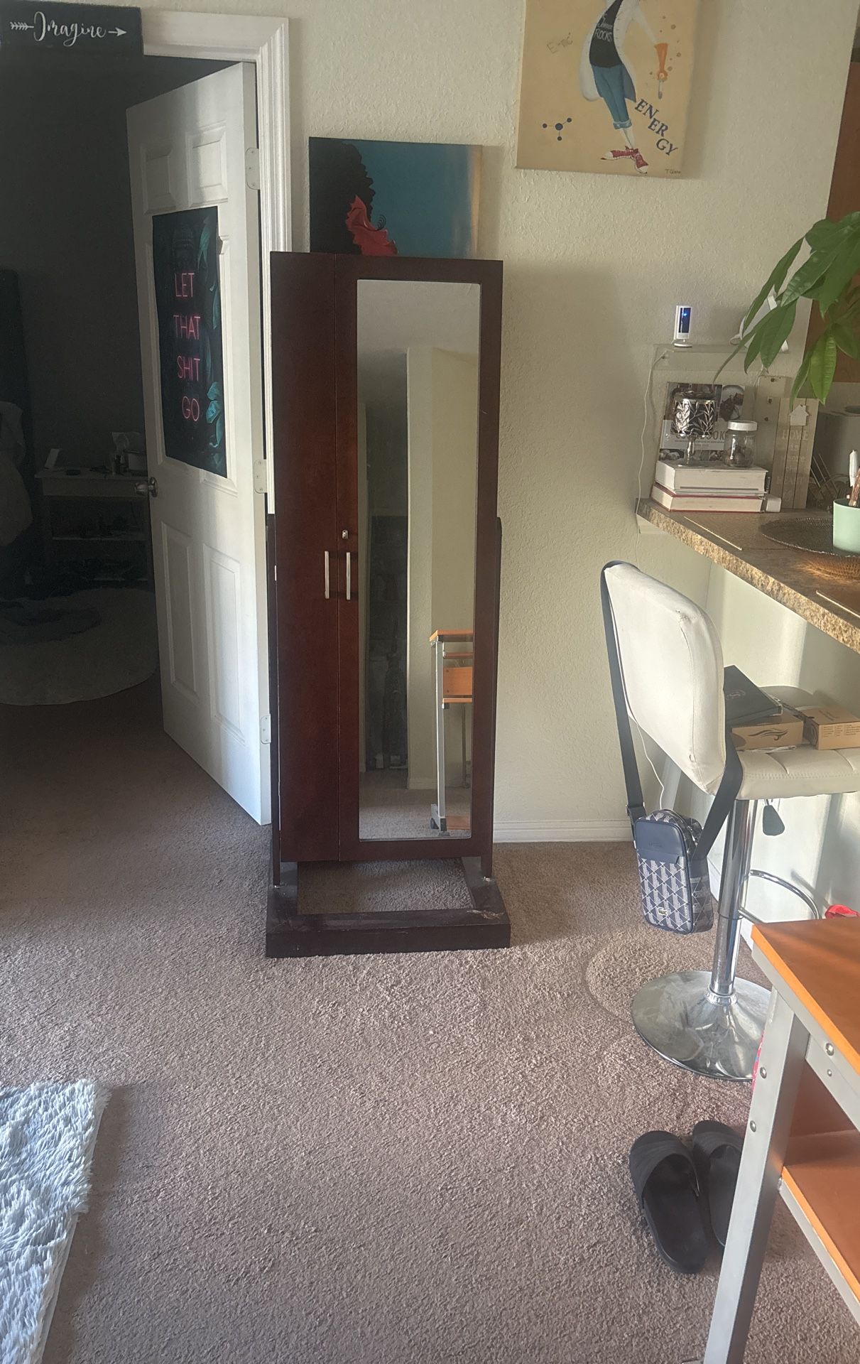 Free Jewelry Mirror Armoire
