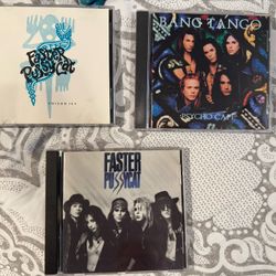 3 CD FASTER PUSSYCAT ( Poison Ivy & Self ) & BANGO TANGO ( Psycho Cafe ) VG