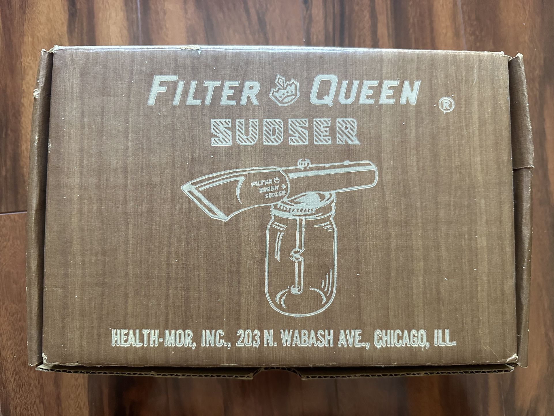 Filter Queen Sudser Vacuum Accessory Complete with Box ca 1960s Clean Rugs