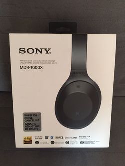 Sony Hi-Resolution Bluetooth Wireless Noise Cancelling Headphones MDR-1000X
