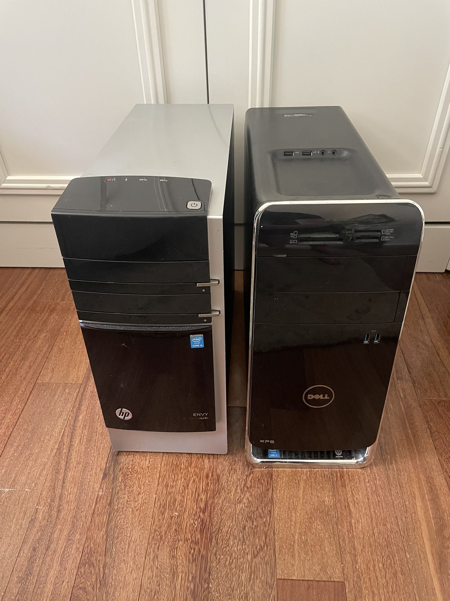 Dell And HP Desktop Computers