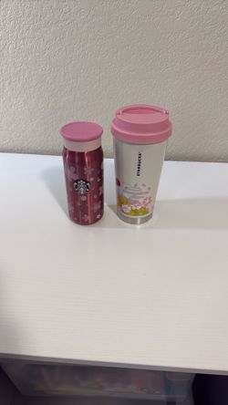 Starbucks Japanese Cherry Blossom Cups