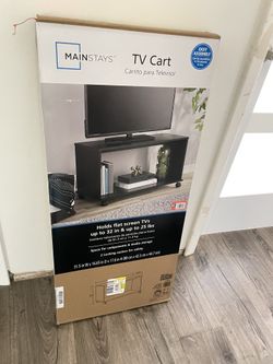 Mainstays Tv Cart for Flatscreen Tvs