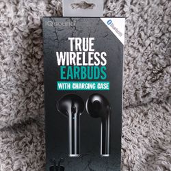 New sealed  Bluetooth wireless earbuds with charging case