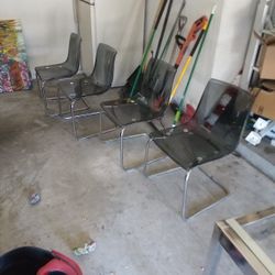 Ikea Plexiglass Chairs