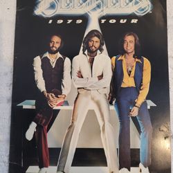 1979 Beegees Program And Ticket Stub