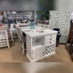 5 Pc counter height dining table set || table with 4 chairs included || Presidents' Day  Sale  Going  On