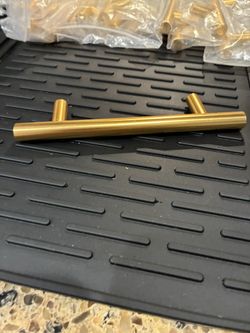 Golden Finish Cabinet/ Furniture Hardware Set Of 14