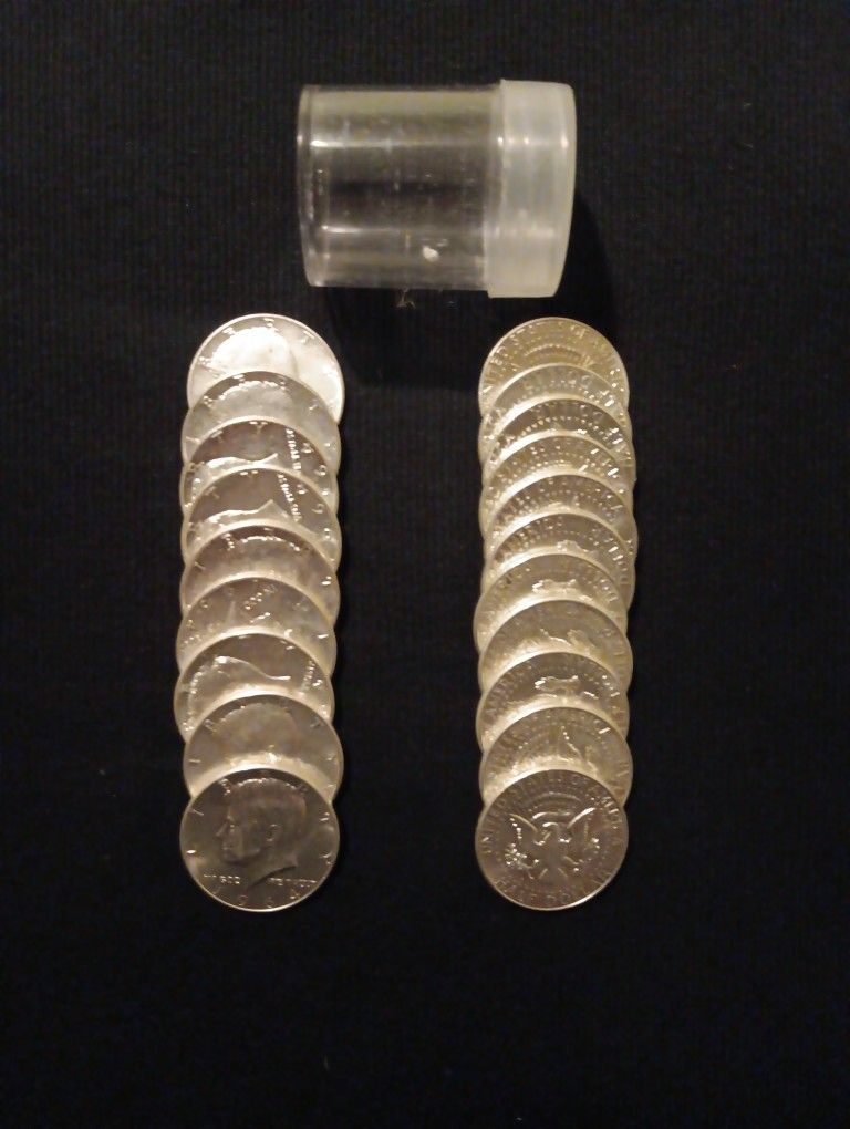 Roll of 1964 Kennedy Half Dollar .