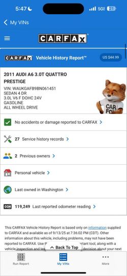 2011 Audi A6