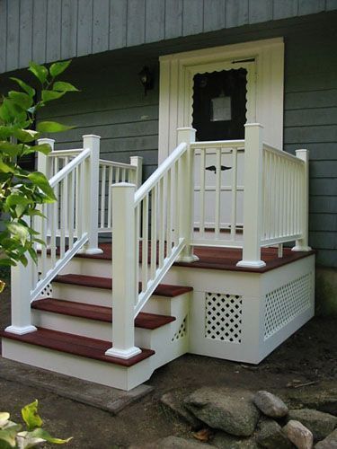 Deck , Stairs And Railing