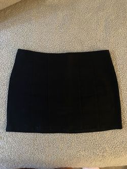 BlueBlush Black Mini Skirt