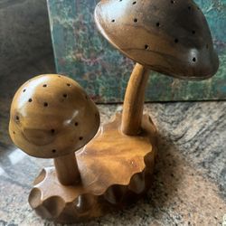 Vintage Mushroom Toothpick Holder 