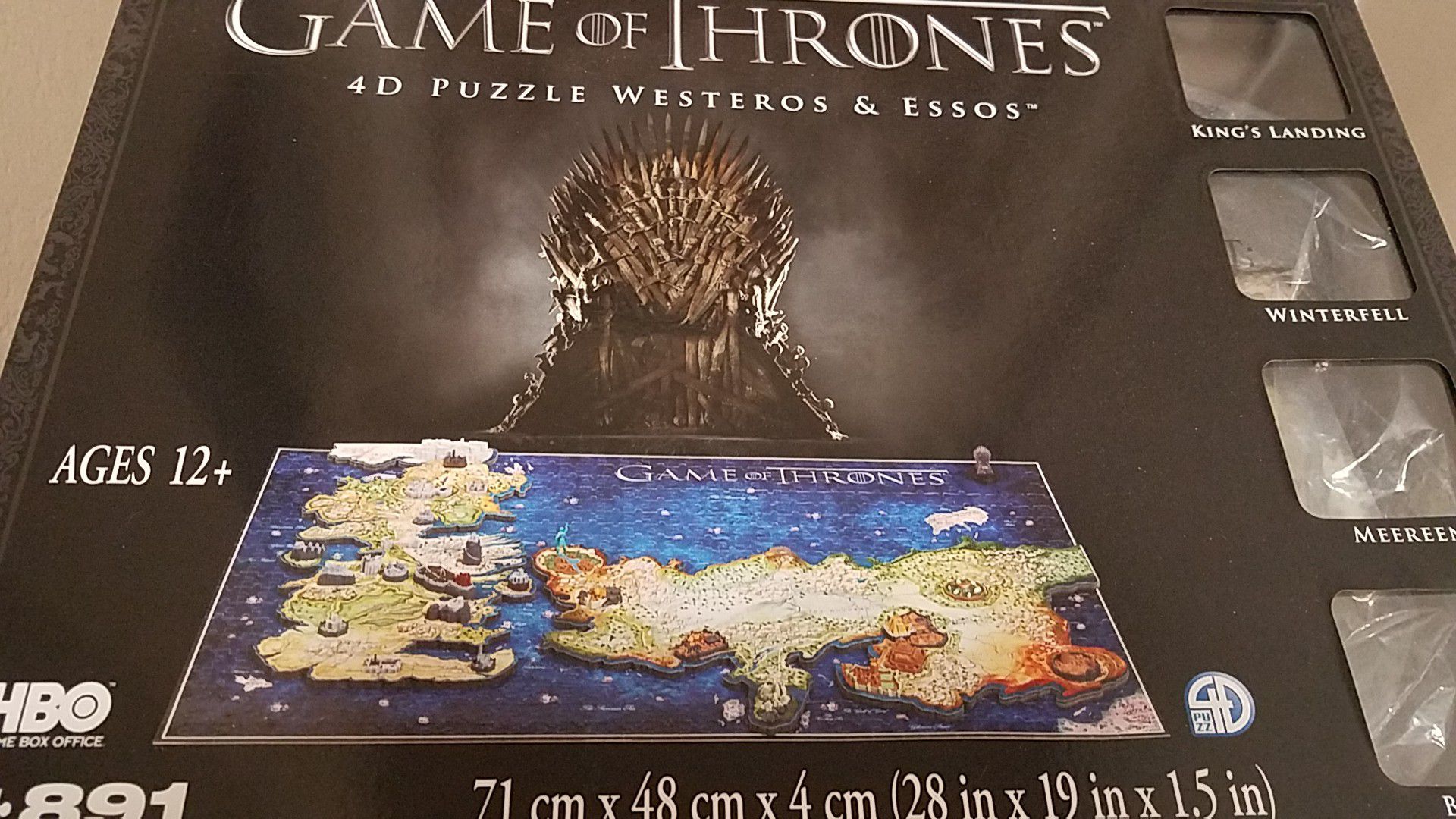 Game Of Thrones 3D puzzle free (pickup only)