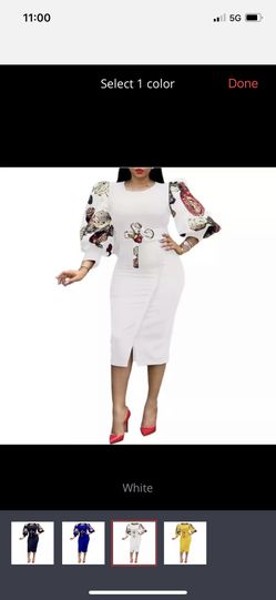 Women Prety Dress Size L