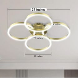 LOFIKEDI 30W Modern LED Ceiling Light,