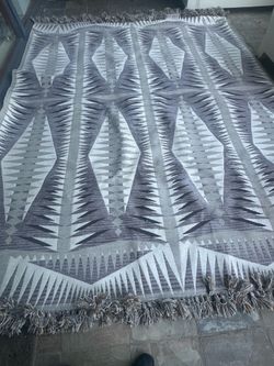 West Elm 8’ x 10’ Diamond Point Rug – Frost Gray (Ivory) – Never Used