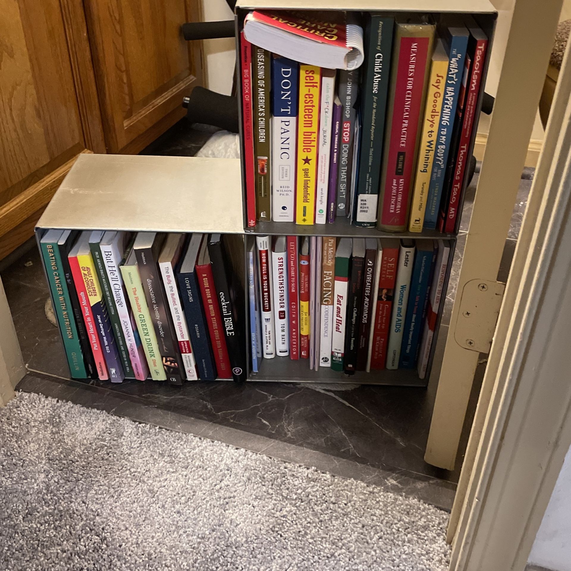 Small Metal Book Shelf