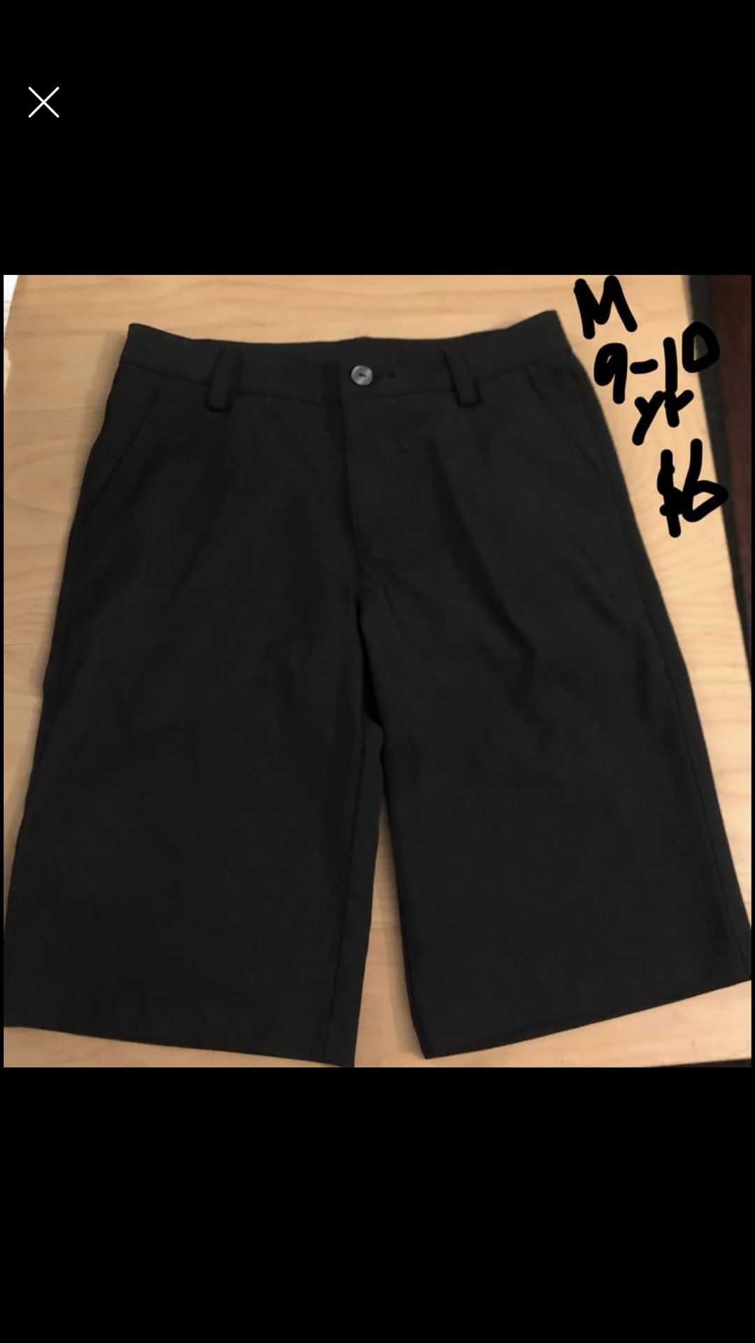 Boys Shorts 9-10 Yr -med -puma