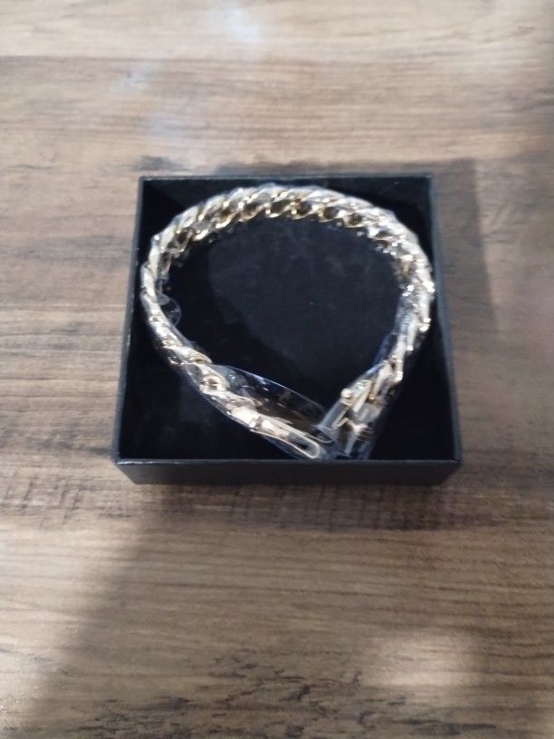 Stainless Steel Gold Bracelet 