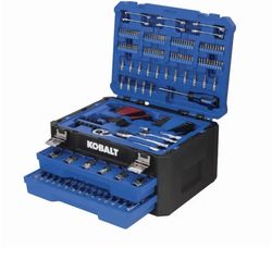 Kobalt 257-Piece Standard (SAE) and Metric Polished Chrome Mechanics Tool Set