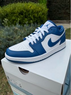 Jordan 1 Retro Low Marina Blue Size 9.5W / 8M Brand New