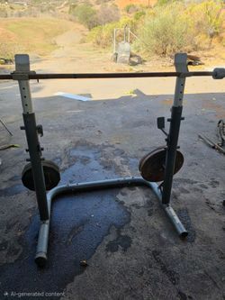Olympic Squat Rack and Bench Press Stand