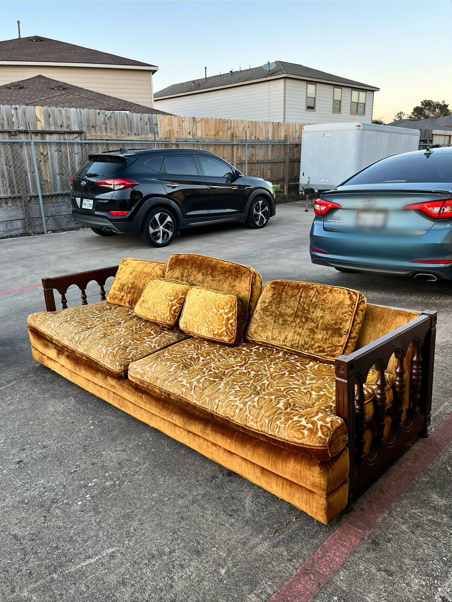 Mid Century Couch And Chair 