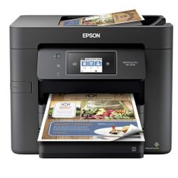 New In Box Espon WORK-FORCE EF-3733 COLOR PRINTER, FAX, COPIER  AND MORE. 