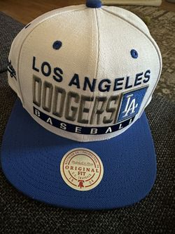 New Los Angeles Dodgers Mitchell & ness SnapBack white hat