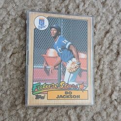 Bo Jackson 1987 Topps Future Stars Rookie Card Rc Baseball Football 
