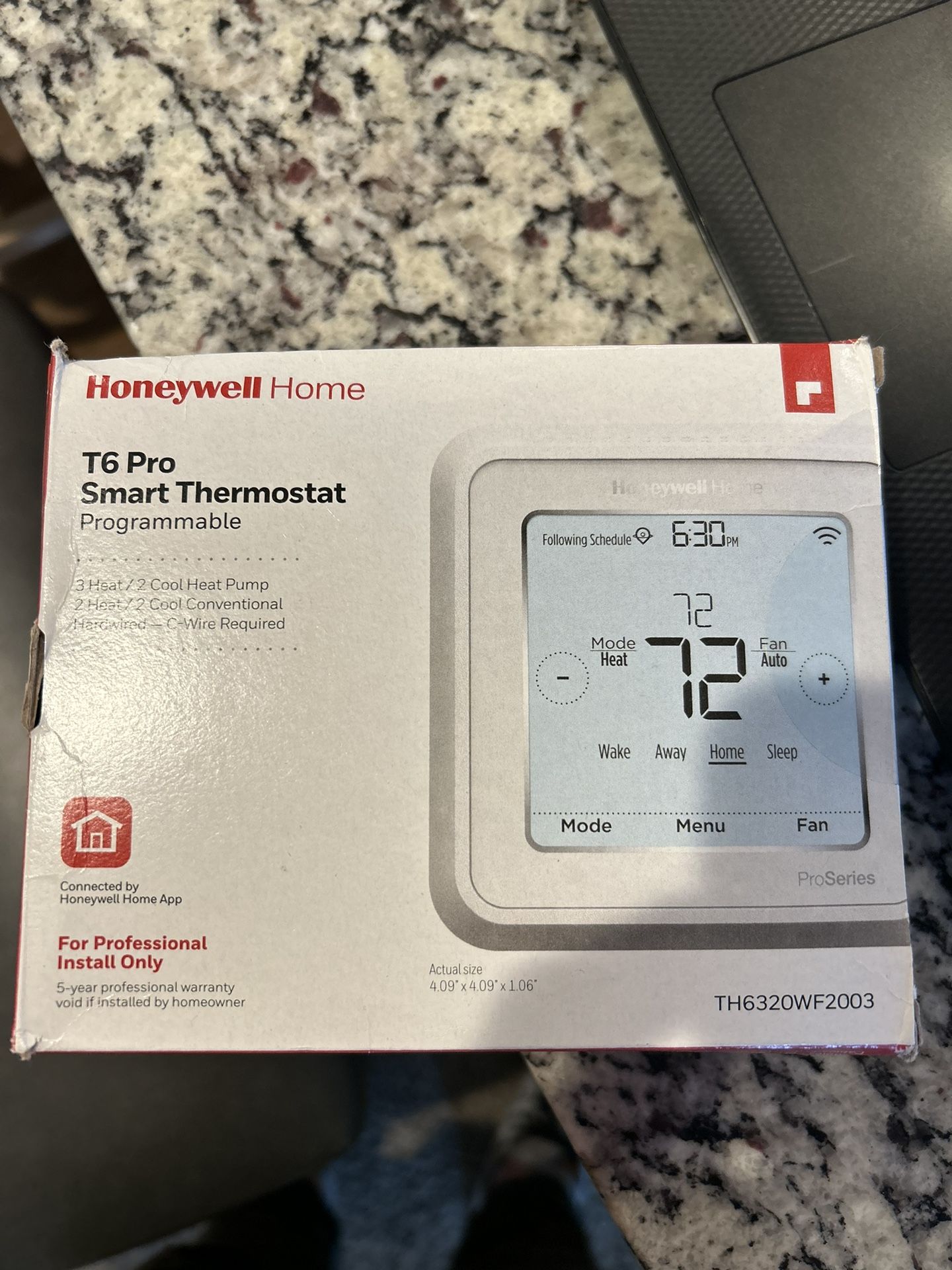 Honeywell T6 Pro Smart Thermostat 