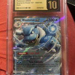 CGC Pristine 10 Blastoise ex – Pokémon 151