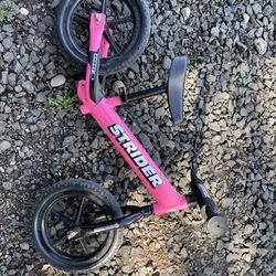 Strider Kids Balance Bike Pink