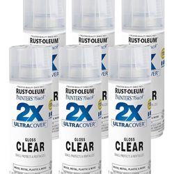 6x Rustoleum Painter’s Choice Clear Gloss Spray