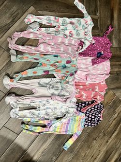 12 Months Footed Pajamas 