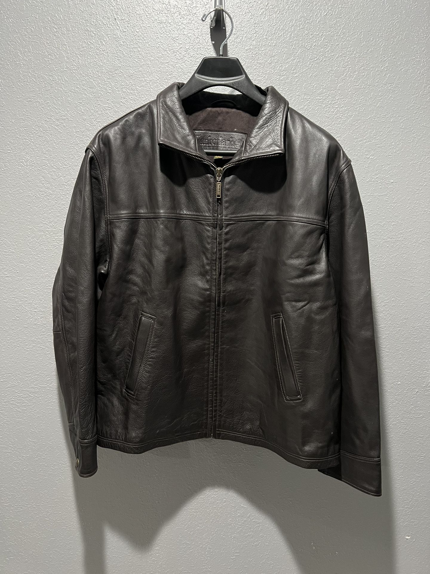 Timberland Weathergear Xxl Leather Jacket 2xl