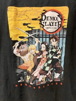 Demon Slayer Kimetsu no Yaiba Graphic T-Shirt Size L