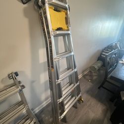 25’ 9” A Frame Combination Extension Ladder 