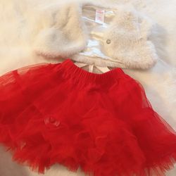 💖 Vest Janie & Jack bottom skirt - Amazon brand