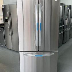 LG 25 Cu. Ft. PrintProof Stainless Steel French Door Refrigerator - LRFCSS