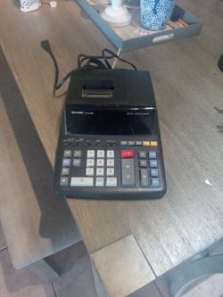 Sharp Printed Calculator