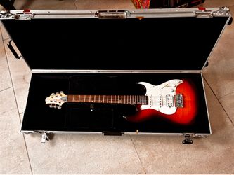 Samick Greg Bennett Malibu MB-2 electric guitar fender hard case