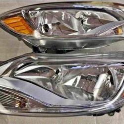 12-14 Ford Focus Headlights Luces Micas Calaveras Faros Faroles Focos Headlamps
