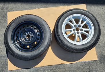 Toyota Prius Corolla 15" Wheel Tire 195/65/15 Replacement or Full Size Spare