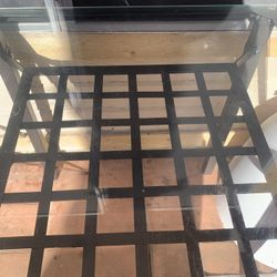 Glass Two Layer Table