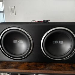 Car subwoofer BELVA 1200W Dual 12” with Ported Enclosure, Monoblock Amplifier