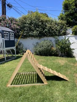 Pikler Triangle - 4 Feet Tall & Reversible Slide Ladder